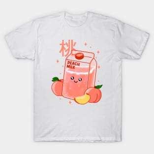 Kawaii Fruity Peach Milk T-Shirt